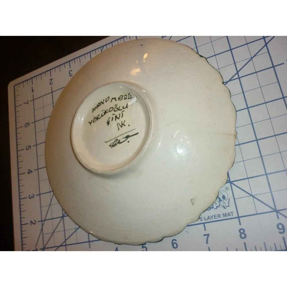 Istanbul Ayasofya Handmade Yorukoglu Cini Turkish Ceramic Decorative Plate 7